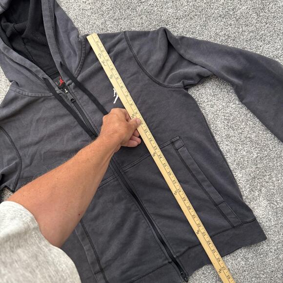 Jordan Hoodie Mens Medium Full Zip Dri-FIT Athletic Sweatshirt DC9737-010 - Picture 2 of 12